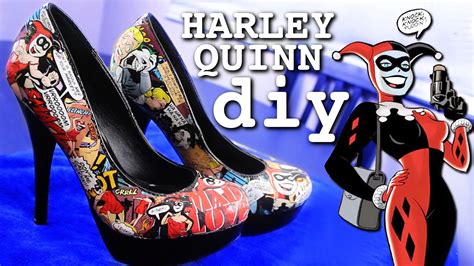 diy harley quinn shoes